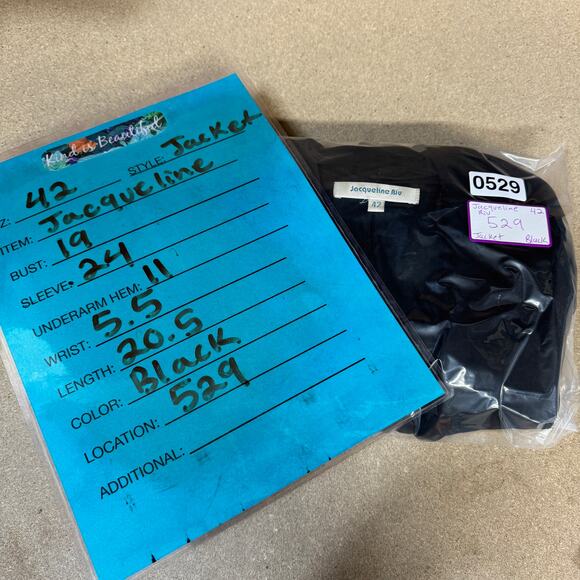 Jacqueline Riu Steampunk Jacket Women VTG 42 Black Gothic Victorian DarkAcademia - Picture 11 of 11